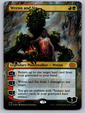 Wrenn and Six (Textured Foil) 574 Double Masters 2022 MTG Foil NM picture