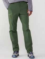 Rei Co-Op Mens Trailmade Hiking Pants Mens Size 34/34 Green Zip Pocket Outdoor picture