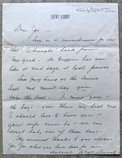 Irene Dunne Signed Handwritten Letter to Joseph Walker PSA/DNA Authenticated picture