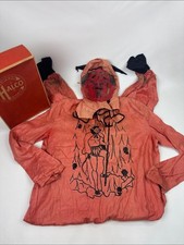 Antique 1920s Halco brand Devil in Hell Halloween Costume outfit mask headpiece picture