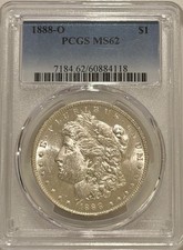 1888 O Morgan Silver Dollar PCGS MS62 Better Date Morgan picture