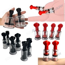 2PCS Manual Vacuum Nipple Correction Pump Cup Enlargerment Breast Suction Women picture