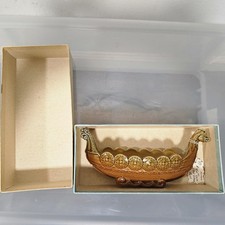 NIB Wade of England Porcelain Viking Bowl Longship Dish Vintage 1960s 1970s picture