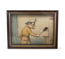 Antique 19th C. Clockwork Ratcatcher Automaton C. 1886 Victorian Mechanical Toy picture