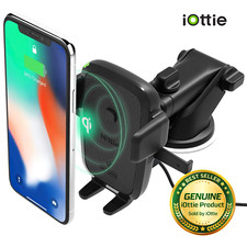 iOttie Easy One Touch Qi Wireless Fast Charge Universal Car Mount for Qi Enabled picture