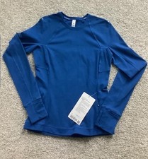 Lululemon It's Rulu Run Long Sleeve Symphony Blue sz 4 New NWT picture