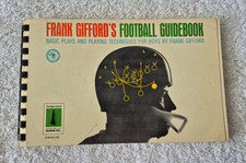 Vintage 1965 Frank Gifford's Football Guidebook Plays & Techniques for Boys Book picture