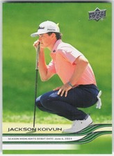 Jackson Koivun 2026 Upper Deck Golf Rookie Debut Rookie Card RC #90  picture