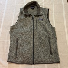 Patagonia Men's Gray Full-Zip Vest w/ Zipped Pockets Regular Fit Size M picture