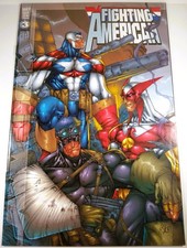 🔴🔥 FIGHTING AMERICAN DOGS OF WAR #3 VF+ AWESOME 1999 STEPHEN PLATT Rob Liefeld picture