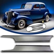 Custom Smooth Steel Running Boards Fits 1937 1938 Chevy Chevrolet Car All Models picture