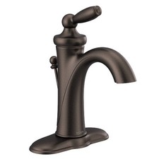 Moen 6600ORB Brantford Single Hole High-Arc Bathroom Faucet in Oil Rubbed Bronze picture