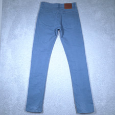 GUSTIN Bedford Pant Mens 32x34 Slim Slate Blue Corduroy 5-Pocket Button Fly #198 picture