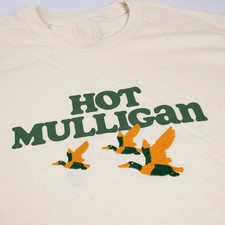 Hot Mulligan Vintage Pop Punk Emo Rock Band White Graphic T-Shirt picture
