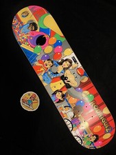 RARE SIGNED Nick Tucker Chuck E Cheese Primitive Skateboard Deck SLICK EDITION picture