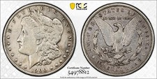 1900-O/CC $1 VAM 8 TOP 100 PCGS DETAILS CLEANED VF picture