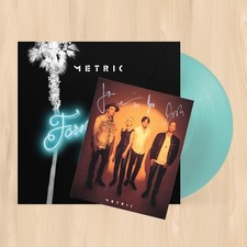 AUTOGRAPHED----  METRIC Formentera II BLUE VINYL Who Would You Be for Me    0506 picture