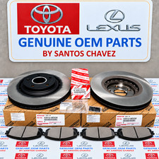 2008-2019 Toyota Highlander Front Brake Rotor & PADS Kit GENUINE OEM PART picture