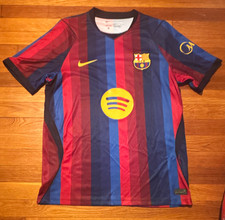 Nike FC Barcelona Lamine Yamal #10 Men's M Soccer Jersey Blue Red picture