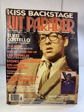 KISS Hit Parade Magazine 1978 Springsteen Bob Seger Steven Tyler Poster  picture
