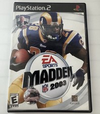 EA SPORTS Madden NFL 2003 PlayStation 2 PS2 Sports Football Game Manual picture