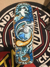 Santa Cruz Erick Winkowski Dope Planet Skateboard Deck Blue/Black 8 Ball Eye picture