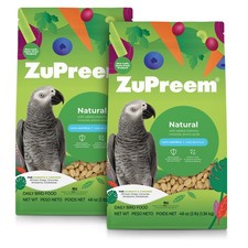 ZuPreem Natural Bird Food Pellets 3 lb Pack of 2 for Parrots and Conures picture