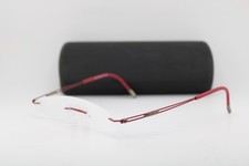 NEW SILHOUETTE 5521 70 3040 RED TITANIUM GUNMETAL AUTHENTIC EYEGLASSES --17 picture