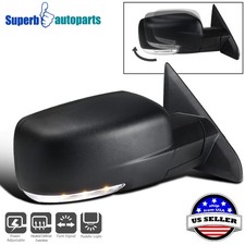Fits 2009-2012 Ram 1500 Right Side Mirror w/ Power Heated & LED Signal Puddle picture
