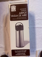 BRAND NEW Airpot 2.2 L Commercial Grade Glass Liner 8 Hour Retention BNIB NOS picture