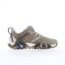 Adidas Codechaos 22 GX4118 Mens Brown Canvas Lace Up Athletic Golf Shoes 9.5 picture