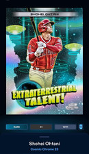 2023 Topps Cosmic Chrome Shohei Ohtani Extraterrestrial Talent DIGITAL TOPPSBUNT picture