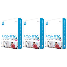 HP Copy & Print20 Printer Paper 20 lb 8.5 x 11, 3 Reams (1500 Sheets) picture