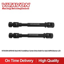 Vitavon AXP8 HD Steel #45 Front&Rear Center Drive Shaft For Axial AXP8 Gilamon picture