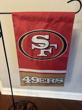 San Francisco 49ers Garden Flag Double Sided 49ers Premium Yard Flag 12x18 picture