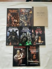 Four Against Darkness / Alone Against Fear Solo RPG Book Lot - Ganesha Games picture