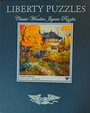 Custom Liberty Wooden Jigsaw Puzzle - Autumn Craftsman - 491 pcs. picture