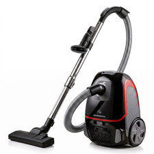 OVENTE ST1600B 1400W Canister Vacuum Cleaner, Auto Cord Rewind, Black picture
