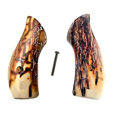 S&W J Frame Round Butt Low Profile Mammoth Tusk Pearl Grips picture