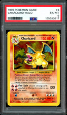 1999 Pokemon Base Set Charizard Holo #4 PSA 6 EX-MT Unlimited WOTC picture