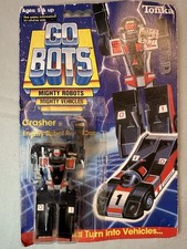 Tonka GoBots Crasher Enemy Robot Race Car Mighty Robots/Mighty Vehicles 1985 picture