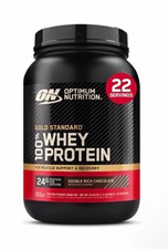Optimum Nutrition Gold Standard 100% Whey Protein Powder Double Rich Choc 24 oz picture