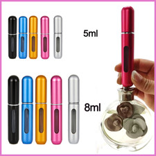 5/8ML Mini Refillable Perfume Atomizer Bottle Travel Portable Spray Pump Case US picture