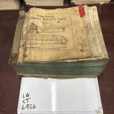 National Service Data Part Numbers Manual Guide Repair Book 1960-1963, No Cover picture