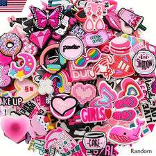 Lot of 50 PCS Random Different Clip Shoe Charms for Shoe Decoration Lovely Cool picture