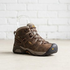 Keen Men's Detroit Xt Mid Soft Toe Waterproof Boot Black Olive Brown picture