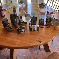 KodakVintage Cameras  Brownie Hawkeye, Duaflex II. Kodak Bantam. U Pick 1 picture