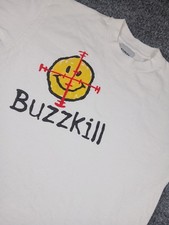 Vintage Stanley DeSantis Smiley Face Head Shot Buzz Kill MTV T Shirt Mens Large picture