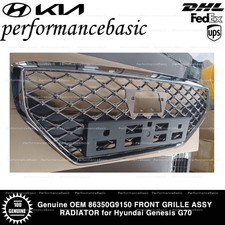 Genuine OEM 86350G9150 FRONT GRILLE ASSY RADIATOR for Hyundai Genesis G70 picture
