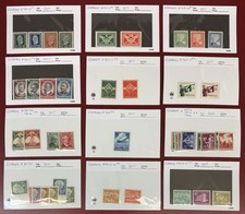 Germany, 1924-1957, Lot of Mint N.H. on 102 Cards, Total Scott Value: $656.00 picture